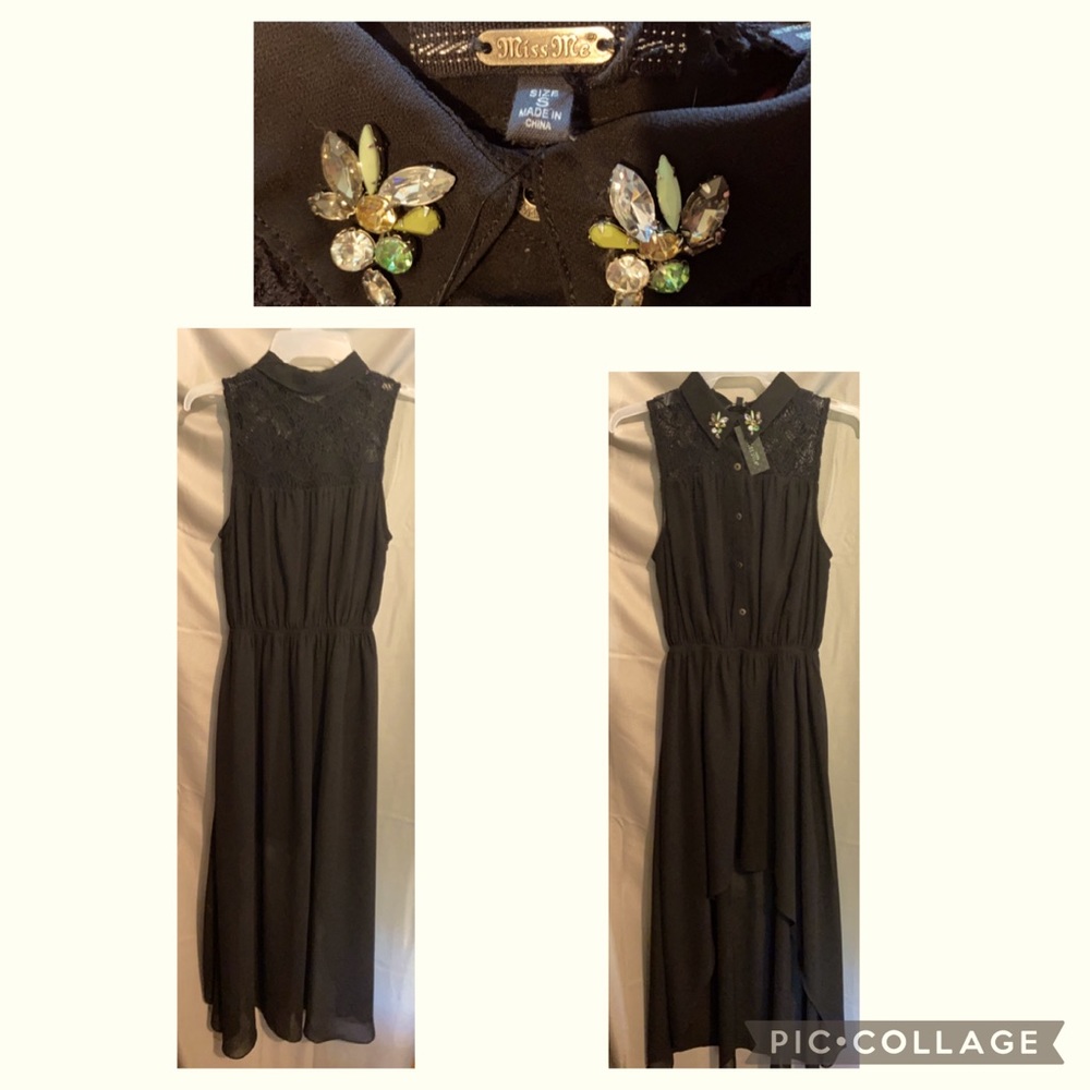 Miss Me - small sheer button up dress